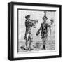 Military Music 8th Century Musicians (6 of 8)-null-Framed Art Print