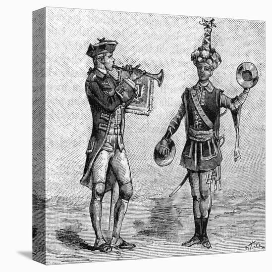 Military Music 8th Century Musicians (6 of 8)-null-Stretched Canvas
