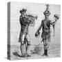 Military Music 8th Century Musicians (6 of 8)-null-Stretched Canvas