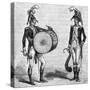 Military Music 8th Century Musicians (7 of 8)-null-Stretched Canvas