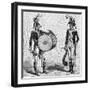 Military Music 8th Century Musicians (7 of 8)-null-Framed Art Print