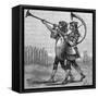 Military Music - Ancient Instruments (1 of 8)-null-Framed Stretched Canvas