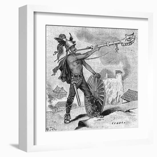 Military Music - Ancient Instruments (2 of 8)-null-Framed Art Print
