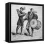 Military Music - Fife and Drum (4 of 8)-null-Framed Stretched Canvas