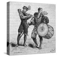 Military Music - Fife and Drum (4 of 8)-null-Stretched Canvas