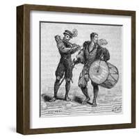 Military Music - Fife and Drum (4 of 8)-null-Framed Art Print