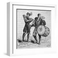 Military Music - Fife and Drum (4 of 8)-null-Framed Art Print