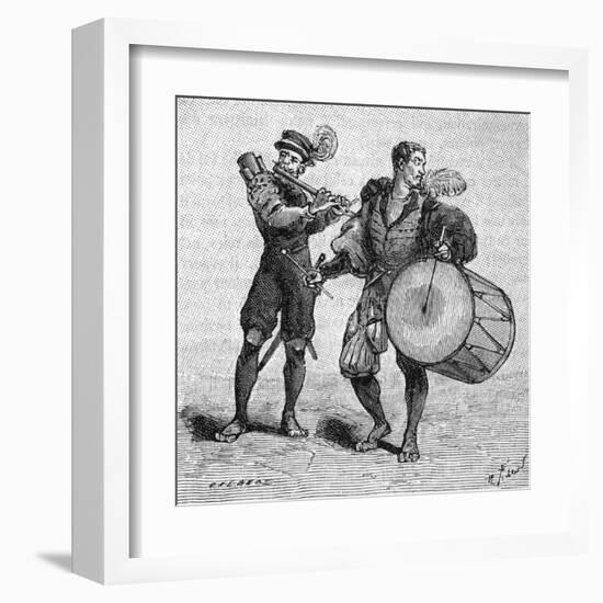 Military Music - Fife and Drum (4 of 8)-null-Framed Art Print