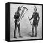 Military Music - Musicians of the Republican Guard (8 of 8)-null-Framed Stretched Canvas