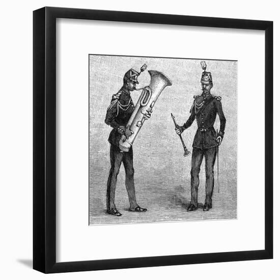 Military Music - Musicians of the Republican Guard (8 of 8)-null-Framed Art Print