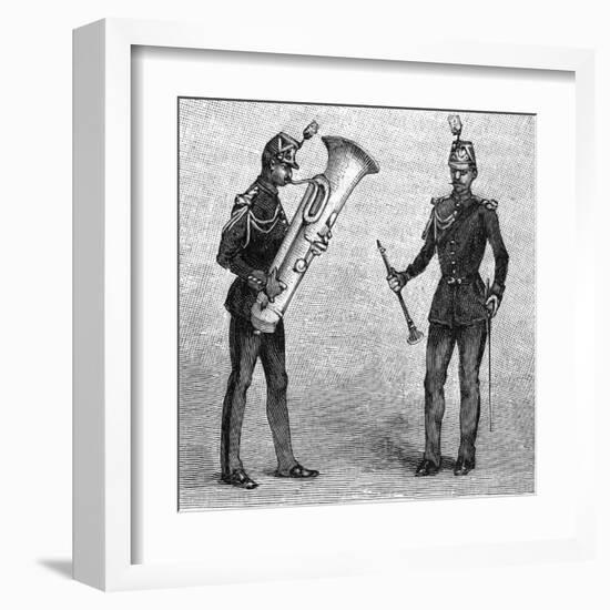 Military Music - Musicians of the Republican Guard (8 of 8)-null-Framed Art Print