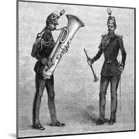 Military Music - Musicians of the Republican Guard (8 of 8)-null-Mounted Art Print