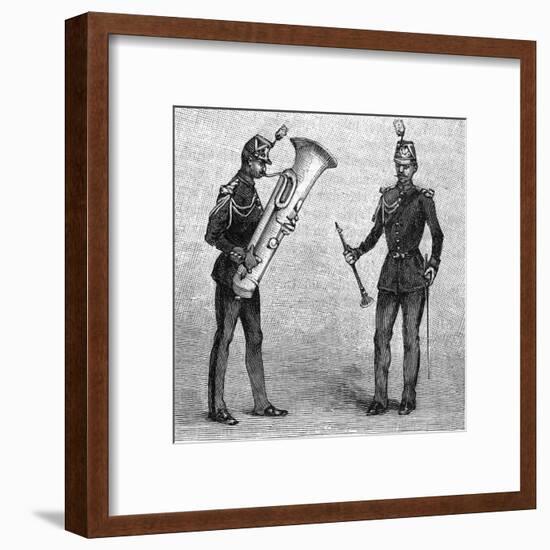 Military Music - Musicians of the Republican Guard (8 of 8)-null-Framed Art Print