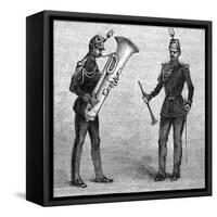 Military Music - Musicians of the Republican Guard (8 of 8)-null-Framed Stretched Canvas