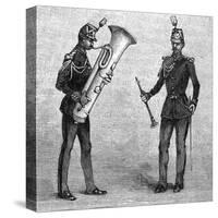 Military Music - Musicians of the Republican Guard (8 of 8)-null-Stretched Canvas