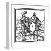 Military Musicians - Fife and Drum-null-Framed Art Print