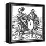 Military Musicians - Fife and Drum-null-Framed Stretched Canvas