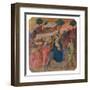 Military Parade at Campo di Marte, Flight into Egypt-Duccio Di buoninsegna-Framed Art Print