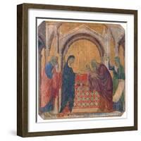 Military Parade At Campo Di Marte-Duccio Di buoninsegna-Framed Giclee Print