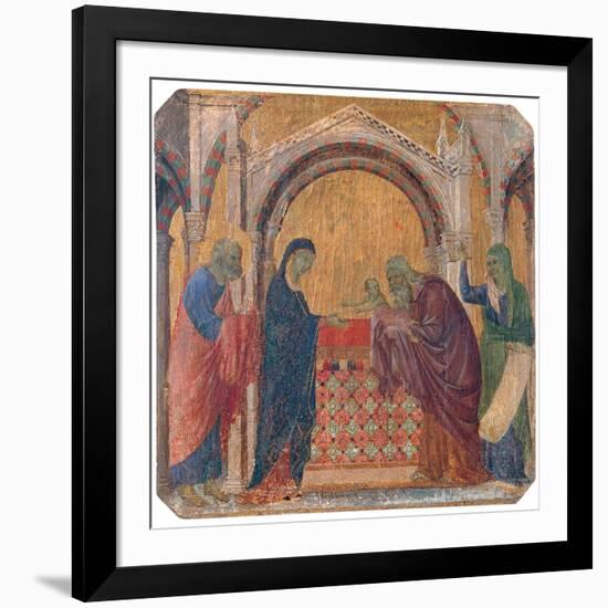 Military Parade At Campo Di Marte-Duccio Di buoninsegna-Framed Giclee Print