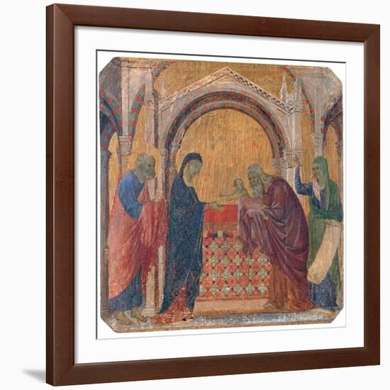 Military Parade At Campo Di Marte-Duccio Di buoninsegna-Framed Giclee Print