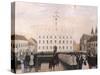 Military Parade in Budapest, 1848, Hungary 19th Century-null-Stretched Canvas