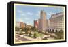 Military Park, Newark, New Jersey-null-Framed Stretched Canvas