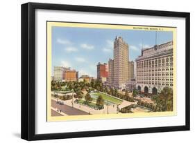 Military Park, Newark, New Jersey-null-Framed Art Print