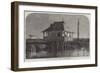 Military Post on the Danube-Samuel Read-Framed Giclee Print