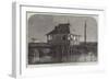 Military Post on the Danube-Samuel Read-Framed Giclee Print