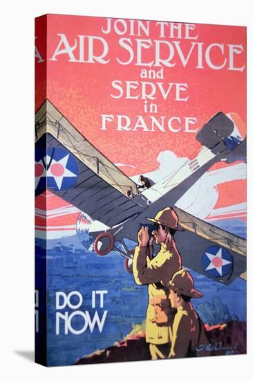 Military Promotional Poster, 1917-null-Stretched Canvas