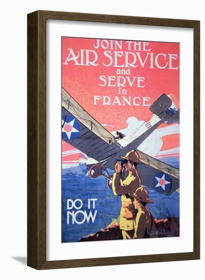 Military Promotional Poster, 1917-null-Framed Giclee Print