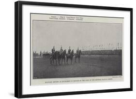 Military Review at Bucharest in Honour of the Visit of the Emperor Francis Joseph-null-Framed Giclee Print