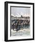 Military Review with General Saussier and Foreign Military Attaches, 14th July 1891-Henri Meyer-Framed Giclee Print