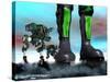 Military Robots-Victor Habbick-Stretched Canvas