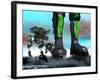 Military Robots-Victor Habbick-Framed Photographic Print