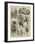 Military Sketches at Edinburgh Castle-null-Framed Giclee Print