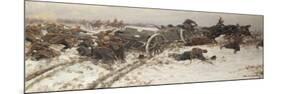 Military Skirmish, 1915-Alexander Alexeyevich Alexeyev-Mounted Giclee Print