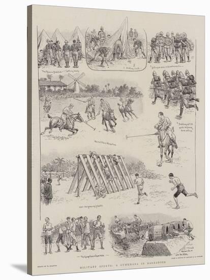 Military Sports, a Gymkhana in Barbadoes-William Ralston-Stretched Canvas