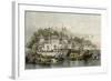 Military Station Chokian-Thomas Allom-Framed Art Print