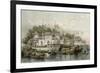 Military Station Chokian-Thomas Allom-Framed Art Print