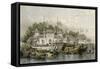 Military Station Chokian-Thomas Allom-Framed Stretched Canvas