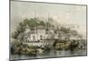 Military Station Chokian-Thomas Allom-Mounted Art Print