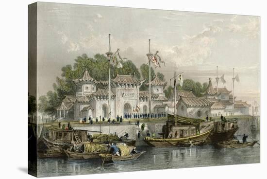 Military Station Chokian-Thomas Allom-Stretched Canvas