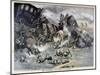 Military Train Accident in Dorpat, Russia, 1897-F Meaulle-Mounted Giclee Print