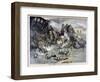 Military Train Accident in Dorpat, Russia, 1897-F Meaulle-Framed Giclee Print