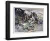 Military Train Accident in Dorpat, Russia, 1897-F Meaulle-Framed Giclee Print