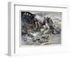 Military Train Accident in Dorpat, Russia, 1897-F Meaulle-Framed Giclee Print