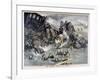 Military Train Accident in Dorpat, Russia, 1897-F Meaulle-Framed Giclee Print