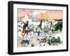 Military transport of the First French Empire-Eugene Courboin-Framed Giclee Print